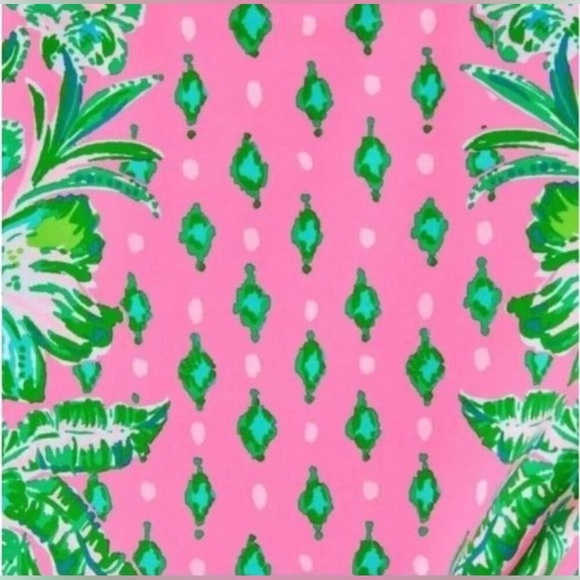 NWT Lilly Pulitzer High Waisted Clancy Bottom Pink Shandy Bikini Bottom - size 2 - Picture 8 of 9